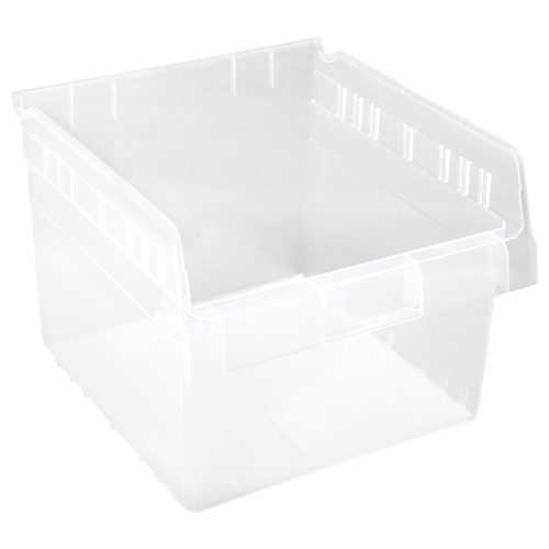 Bacs pour &eacute;tag&egrave;re Store-Max, 11-1/8" la x 8" H x 11-5/8" p, Transparent, Capacit&eacute; 44 lb Rideout Tool & Machine Inc.