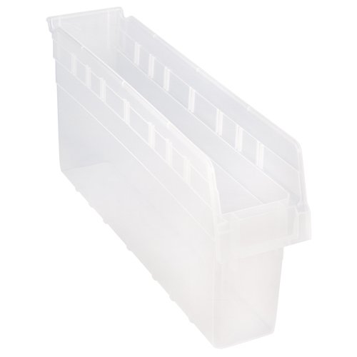 Bacs pour &eacute;tag&egrave;re Store-Max, 4-3/8" la x 8" H x 23-5/8" p, Transparent, Capacit&eacute; 68 lb Rideout Tool & Machine Inc.