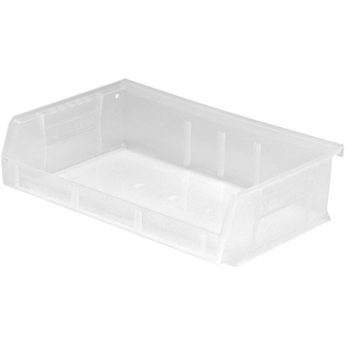 Ultra Stack & Hang Bin, 7-3/8" W x 3" H x 11" D, Clear Rideout Tool & Machine Inc.