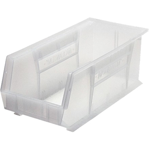 Ultra Stack & Hang Bin, 8-1/4" W x 7" H x 18" D, Clear Rideout Tool & Machine Inc.