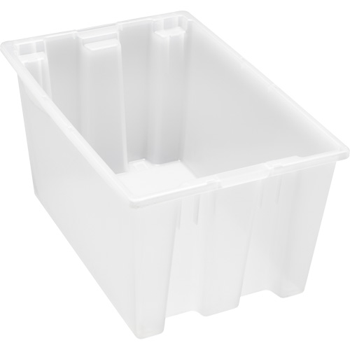 Contenant robuste Stack & Nest, 15" x 19,5" x 29,5", Transparent Rideout Tool & Machine Inc.
