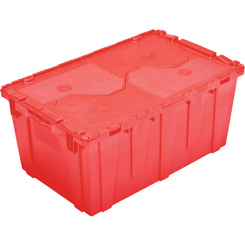 FP243C FliPak Nestable Tote, 26.9" x 16.9" x 12.1", Red Rideout Tool & Machine Inc.