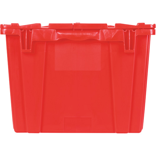 FP243C FliPak Nestable Tote, 26.9" x 16.9" x 12.1", Red Rideout Tool & Machine Inc.