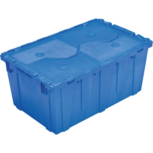 FP243C FliPak Nestable Tote, 26.9" x 16.9" x 12.1", Blue Rideout Tool & Machine Inc.