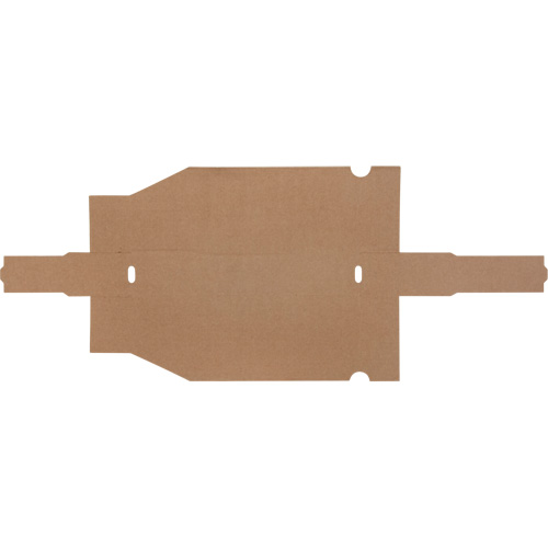 Boîtes profondes en carton ondul&eacute;, 1-15/16" la x 11-1/4" p x 4-1/2" h, Beige Rideout Tool & Machine Inc.