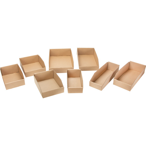 Boîtes profondes en carton ondul&eacute;, 2-7/8" la x 11-1/4" p x 4-1/2" h, Beige Rideout Tool & Machine Inc.