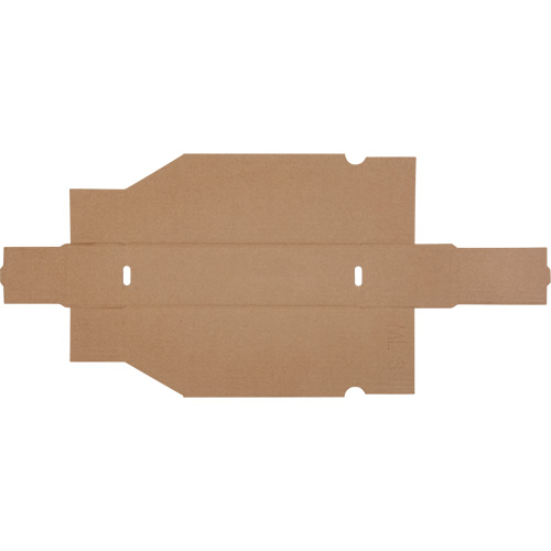 Boîtes profondes en carton ondul&eacute;, 2-7/8" la x 11-1/4" p x 4-1/2" h, Beige Rideout Tool & Machine Inc.