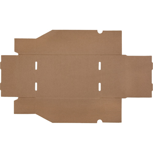 Boîtes profondes en carton ondul&eacute;, 7-5/8" la x 11-5/16" p x 4-1/2" h, Beige Rideout Tool & Machine Inc.