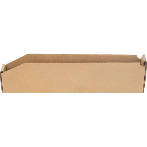 Boîtes profondes en carton ondul&eacute;, 2-7/8" la x 17-1/4" p x 4-1/2" h, Beige Rideout Tool & Machine Inc.