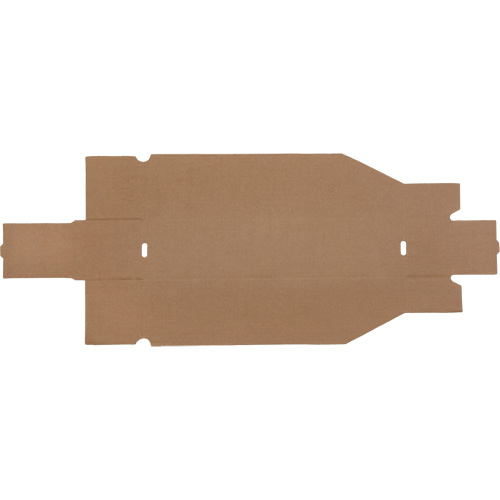 Deep Corrugated Parts Bins, 3-3/4" W x 17-1/4" D x 4-1/2" H, Beige Rideout Tool & Machine Inc.