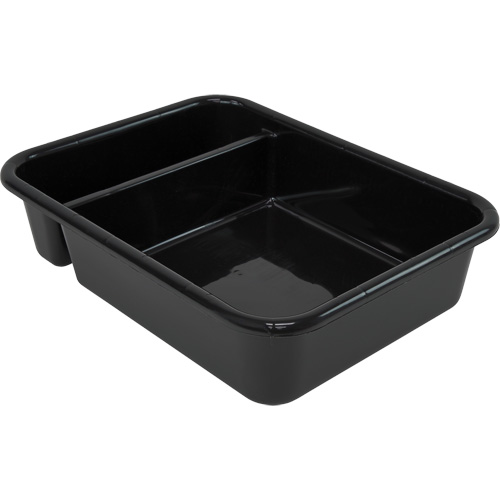 Bac d'entreposage tout usage &agrave; compartiment, 7" ha x 15" p x 20" lo, Plastique, Noir Rideout Tool & Machine Inc.