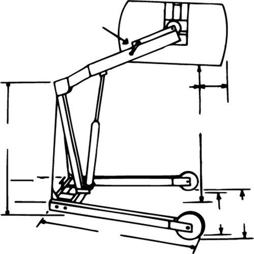 Hydra-Lift Drum Handlers, 55 US gal. (45 Imperial Gal.) Capacity Rideout Tool & Machine Inc.