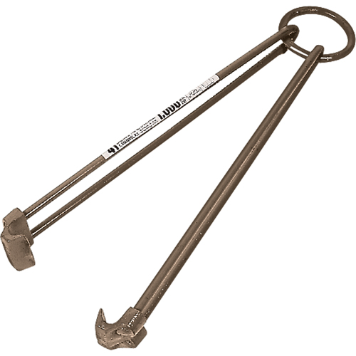 Horizontal Drum Lifting Hooks, 55 US gal. (45 Imperial Gal.), 1000 lbs./454 kg Cap. Rideout Tool & Machine Inc.