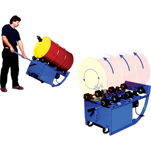 M&eacute;langeurs portatifs, 55 gal. US (45 gal. imp.) Capacit&eacute;, Vitesse fixe, 0,5 CV Rideout Tool & Machine Inc.
