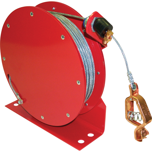 Retractable Grounding Wires, 50' Length, Heavy-Duty Rideout Tool & Machine Inc.
