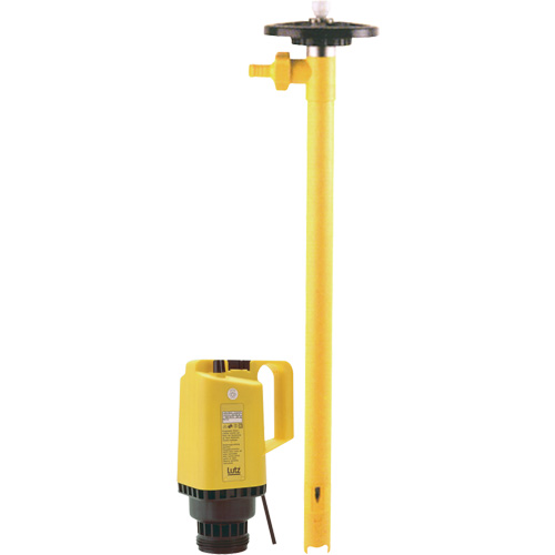 Electric Drum Pumps, Polypropylene, 24 GPM Rideout Tool & Machine Inc.