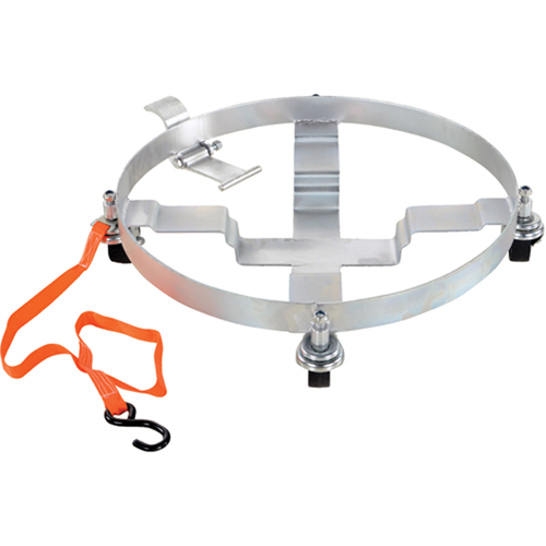 Chariots &agrave; inclinaison pour baril, Acier, Capacit&eacute;e 1200 lb, Diam&egrave;tre 23-1/2", Roue en Fonte Rideout Tool & Machine Inc.