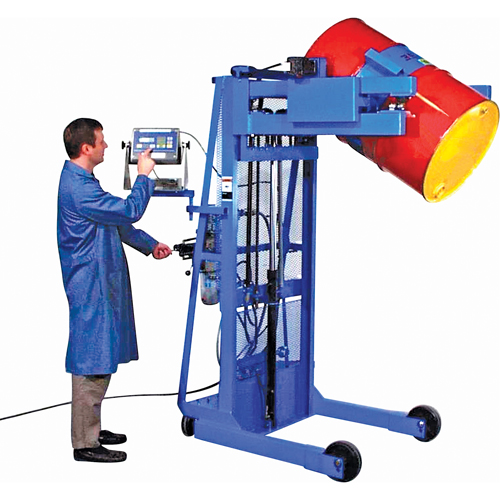 Vertical Lift Drum Pourers Rideout Tool & Machine Inc.