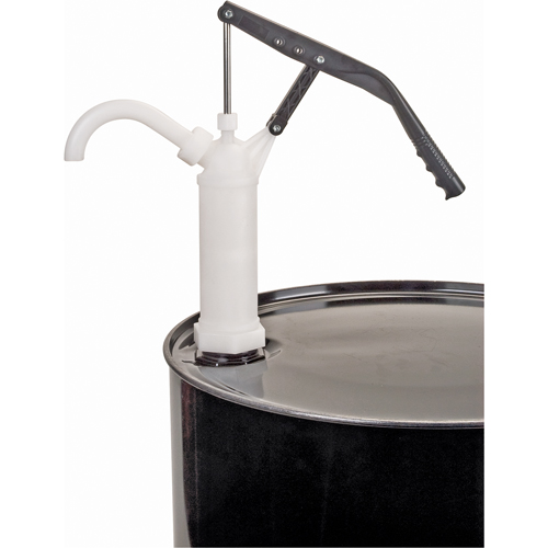 Lever-Type Drum Pump, PTFE, 14 oz./Stroke, Fits 5-55 Gal. Rideout Tool & Machine Inc.