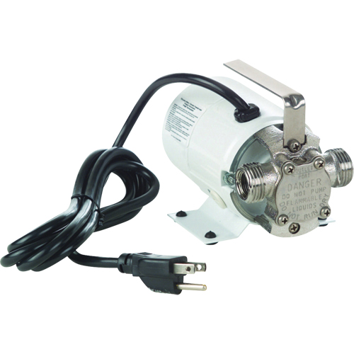 Pompes de transfert &agrave; amorçage automatique, non submersibles en laiton plaque - Pompe seulement, 115 V, 360 gal./h, 1/10 CV Rideout Tool & Machine Inc.