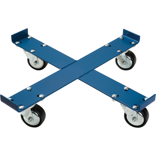 Drum Dolly, Steel, 1000 lbs. Capacity, 24" Diameter, Polyurethane Casters Rideout Tool & Machine Inc.