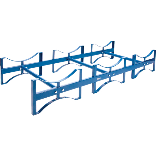 Porte-barils empilables, 3 barils, Capacit&eacute; de 2400 lb, 71-1/2" la x 30" p x 12-1/2" h Rideout Tool & Machine Inc.