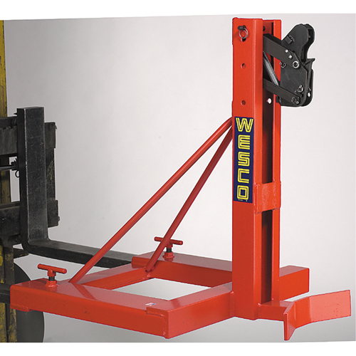 Gator Grip Forklift Attachment for Drum Handling, For 30 US Gal. (25 Imperial Gal.) / 50 US Gal. (41.6 Imperial Gal.) / 80 US Gal. (66.6 Imperial Gal.) Rideout Tool & Machine Inc.