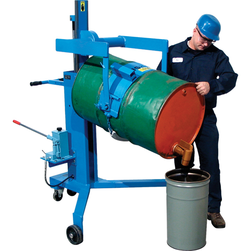 Basculeur - palettiseurs pour barils, 55 gal. US (45 gal. imp.) Rideout Tool & Machine Inc.