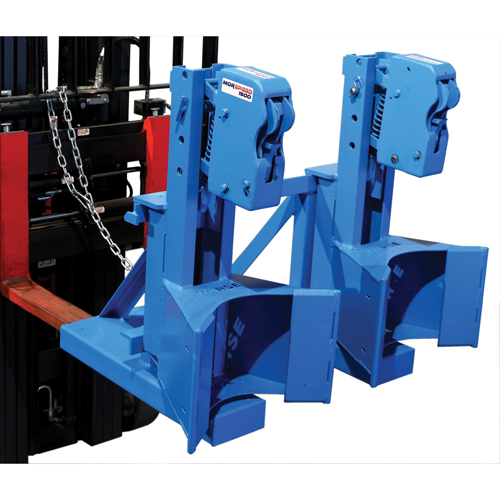 MORSPEED 1500 Forklift Drum Handler, For 55 US gal. (45 Imperial Gal.) Rideout Tool & Machine Inc.