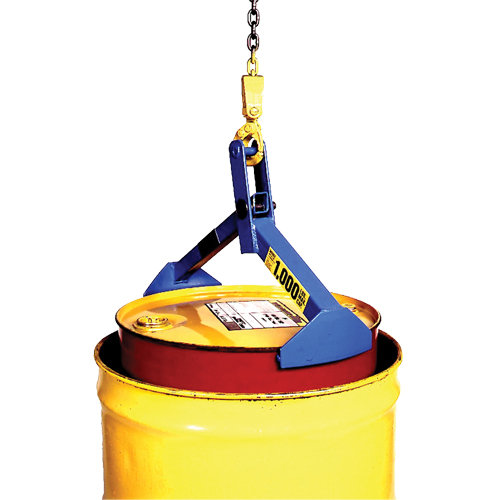 Drum & Overpack Lifter, 55 -85 US gal. (45 -70 Imperial Gal.), 1000 lbs./454 kg Cap. Rideout Tool & Machine Inc.