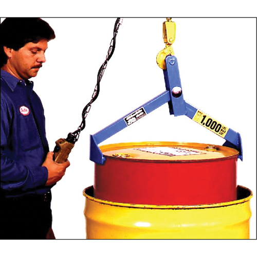 Drum & Overpack Lifter, 55 -85 US gal. (45 -70 Imperial Gal.), 1000 lbs./454 kg Cap. Rideout Tool & Machine Inc.