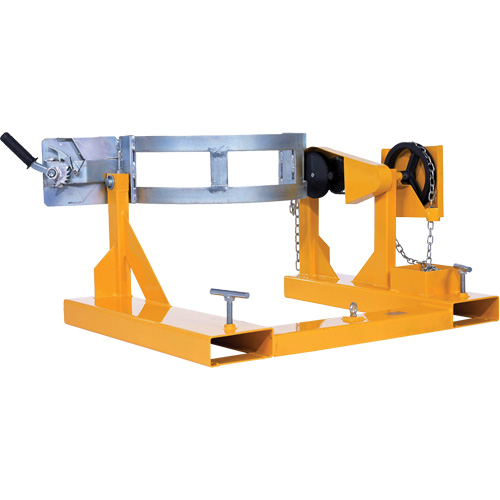 Fork Mounted Drum Carrier, For 55 US Gal. (45.8 Imperial Gal.) Rideout Tool & Machine Inc.