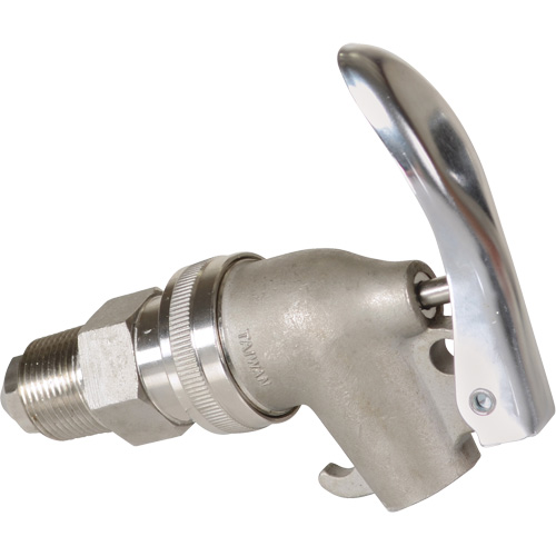 Manual Drum Faucet, Stainless Steel, 3/4" NPT Rideout Tool & Machine Inc.