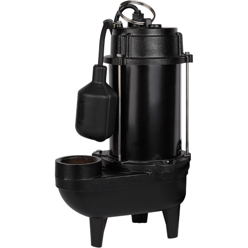 Cast Iron Effluent Pump, 4800 GPH, 120 V, 7.8 A, 1/2 HP Rideout Tool & Machine Inc.