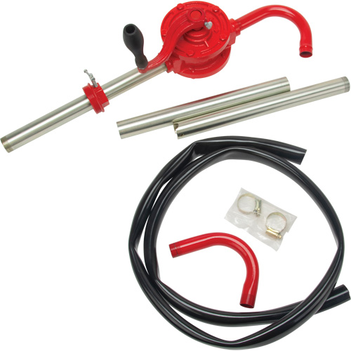 Pompe rotative pour baril, Fonte/Acier, Pour capacit&eacute; 30-55 gal., 8 oz/course Rideout Tool & Machine Inc.