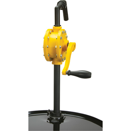 Rotary Type Drum Pump, Polypropylene, Fits 15 - 55 US Gal., 8 oz./Stroke Rideout Tool & Machine Inc.