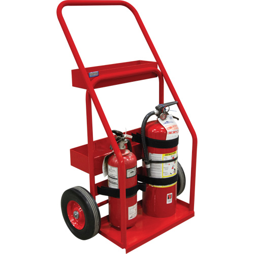 Chariot de prevention d'incendie pour travaux &agrave; chaud, Roues Semi-pneumatique, Base de 17,75" la x 8,9" lo, 100 lb Rideout Tool & Machine Inc.