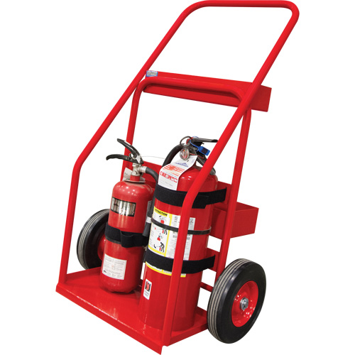 Chariot de prevention d'incendie pour travaux &agrave; chaud, Roues Semi-pneumatique, Base de 17,75" la x 8,9" lo, 100 lb Rideout Tool & Machine Inc.