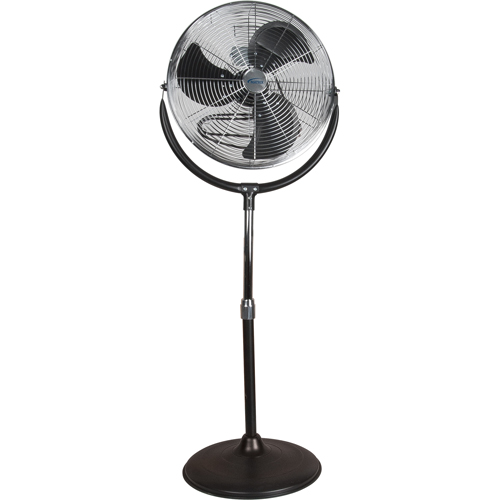 High-Velocity Pedestal Fan, Commercial, 3 Speed, 20" Diameter Rideout Tool & Machine Inc.