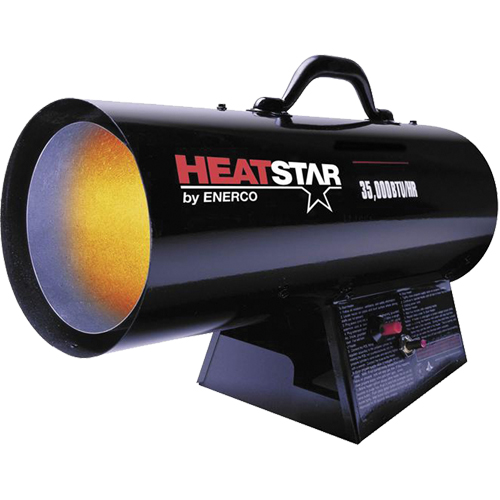 Contractor Series Forced Air Heater, Fan, Propane, 35000 BTU/H Rideout Tool & Machine Inc.