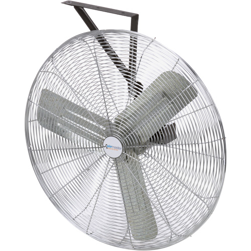 Non-Oscillating Wall Fan, Commercial, 3 Speed, 24" Diameter Rideout Tool & Machine Inc.