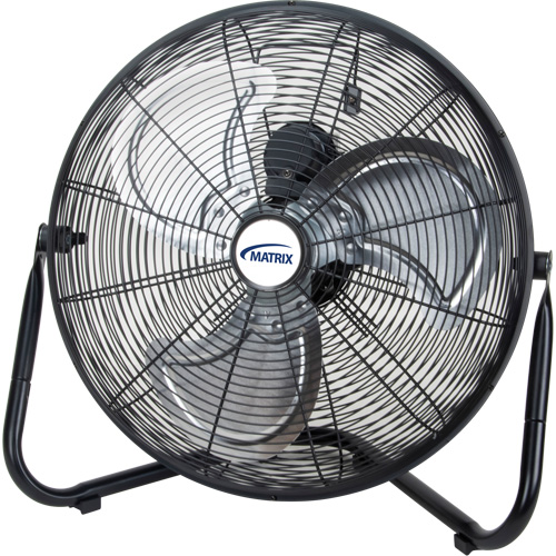 High-Velocity Floor Fan, Commercial, 3 Speed, 16" Diameter Rideout Tool & Machine Inc.