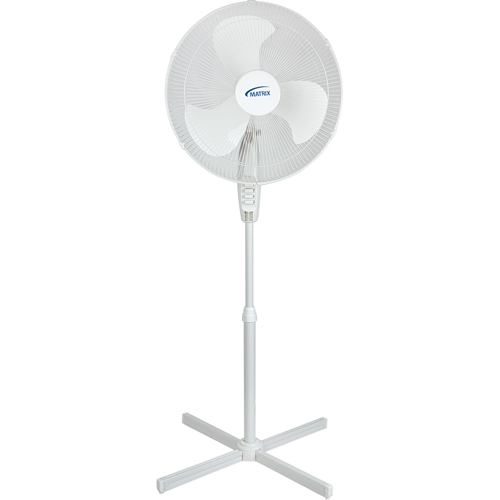 Ventilateur oscillant sur socle, Commercial, 3 Vitesses, Diam&egrave;tre de 18" Rideout Tool & Machine Inc.