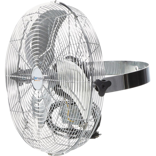 Wall-Mounted Air Circulator, Commercial, 18" Dia., 3 Speeds Rideout Tool & Machine Inc.