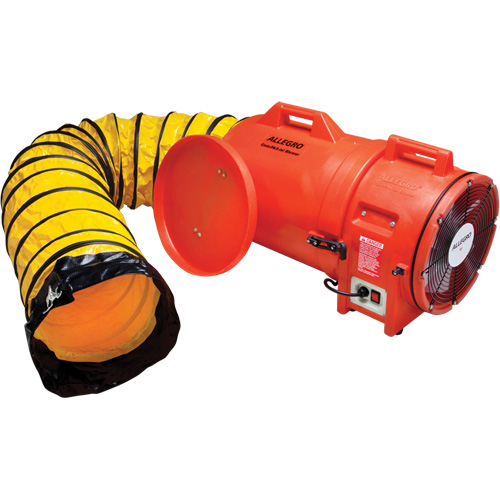 Blower with Canister & Ducting, 1 HP, 1842 CFM Rideout Tool & Machine Inc.