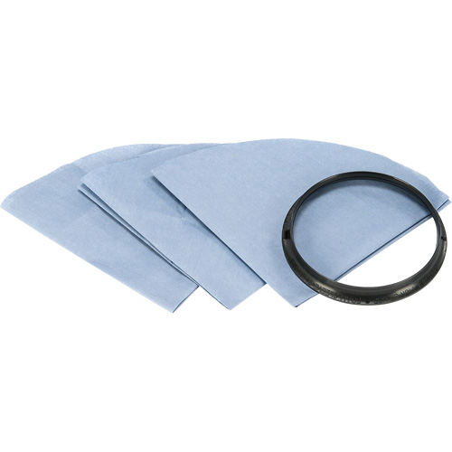 Filtre pour aspirateur sec r&eacute;utilisable avec anneau de montage Rideout Tool & Machine Inc.