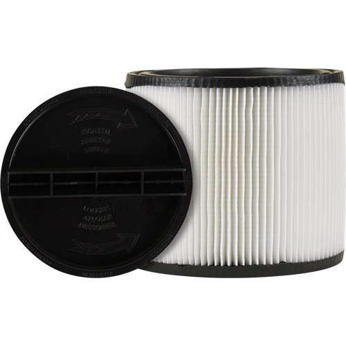 Filtre d'aspirateur, Filtre pour aspirateur, Cartouche, Pour 5 gal. US Rideout Tool & Machine Inc.