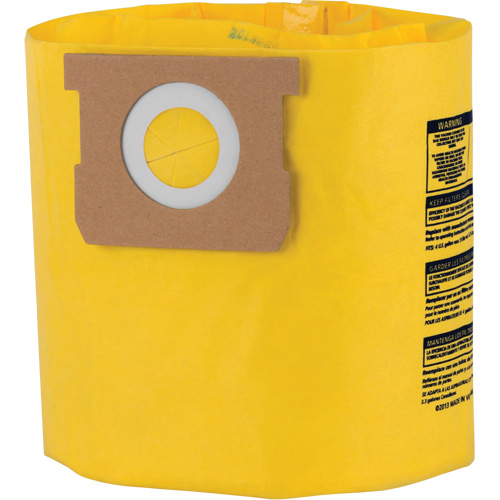 Sacs filtrants jetables &agrave; haute efficacit&eacute; de type D, 4 gal. US Rideout Tool & Machine Inc.