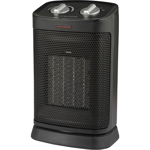 Oscillating Heater, Ceramic, Electric, 5200 BTU/H Rideout Tool & Machine Inc.