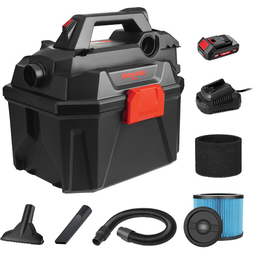 Aspirateur humide/sec sans fil, 20 V, Capacit&eacute; 2 gal. Rideout Tool & Machine Inc.